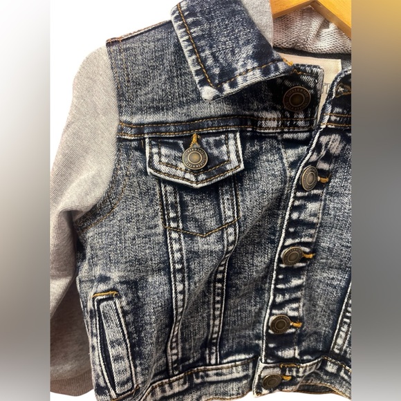 Tucker + Tate denim & knit hooded jacket NWT - Picture 3 of 6